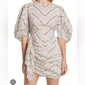 RHODE pia puff sleeve dress